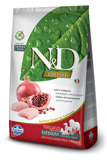 N&D Dog Prime Adult Medium&Maxi Chicken&Pomegranate 12kg